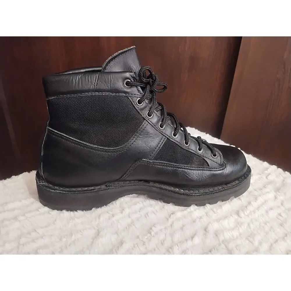 Danner Men Patrol Work Boots Vibram Leather Gore-Tex Black Men's 10 Ankle 25200